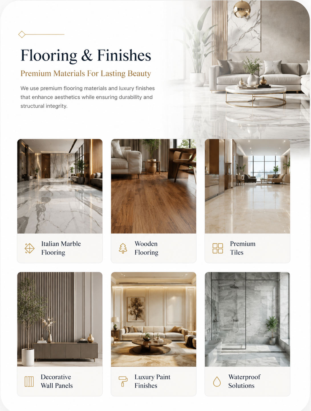 Luxury Finishes